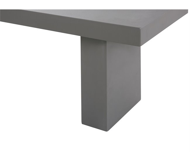 Beliani Conjunto de comedor TARANTO Gris