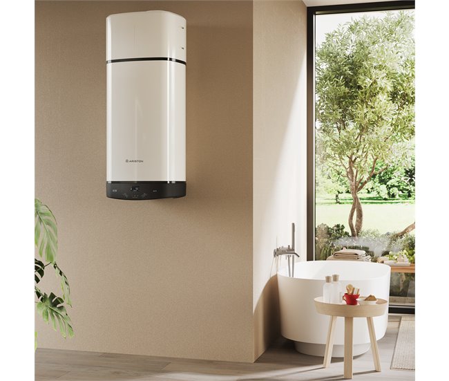 Aerotermia, Ariston, NUOS PLUS S2 WIFI 110 litros Blanco Brillo