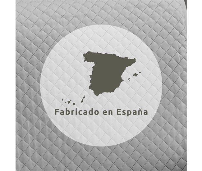 Funda Protectora de Sofá Acolchada Gris Claro