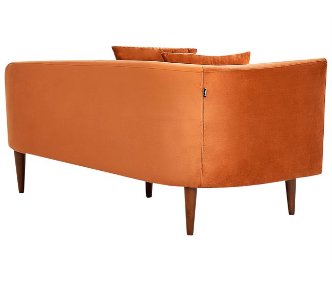 Beliani Chaise longue izquierdo Terciopelo CHAUMONT Azul Marino