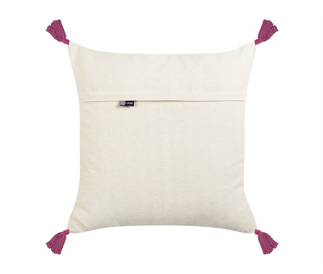 Beliani Cojín decorativo RAIGANJ Multicolor