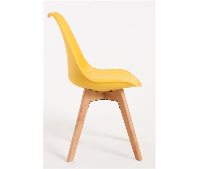 Pack 4 Sillas Synk Basic Amarillo