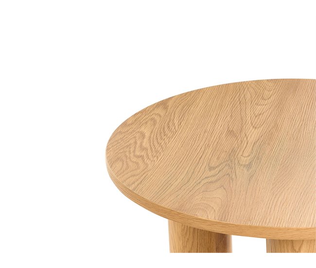 Beliani Mesa de centro SENOIA 60x60 Blanco