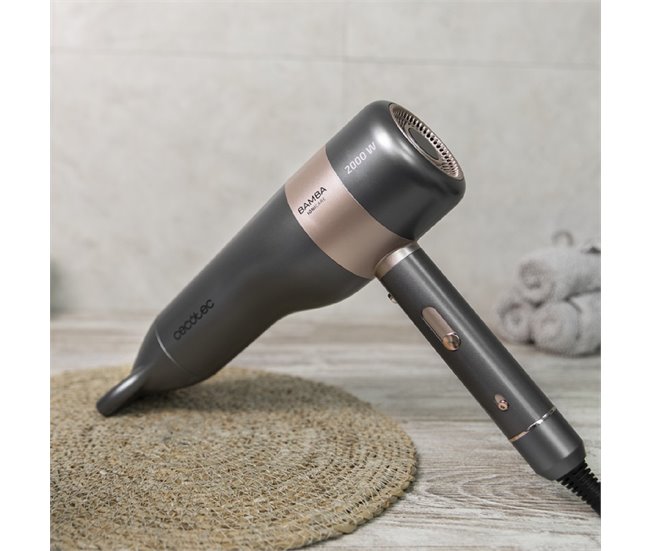 Secador IoniCare 6000 RockStar Vision Cecotec Negro