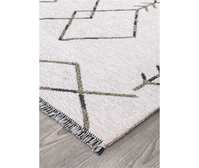 Alfombra reversible PALERMO ESTAMPADA Beige