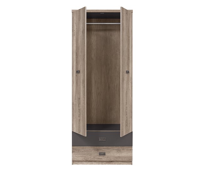 Armario 2 puertas 2 cajones Abel Madera