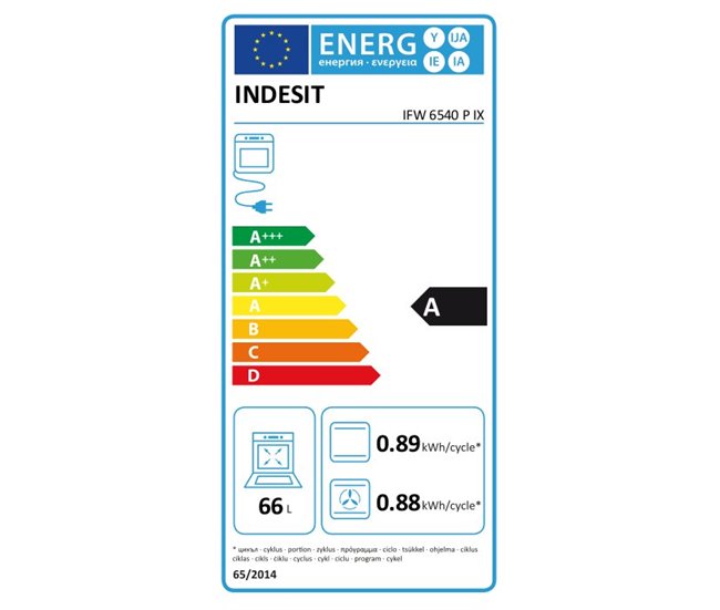 Horno multifución Pirolítico NDESIT IFW 6540 PIX Negro/ Inox