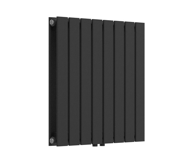 Radiador de panel Nore de Diseño doble capa plano acero Negro