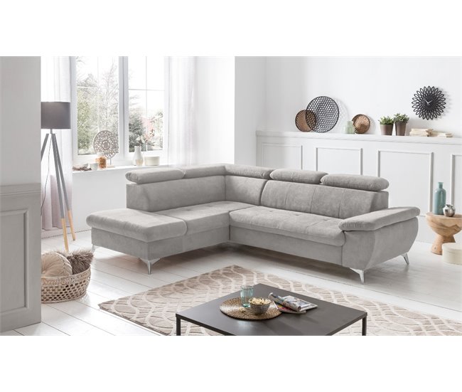 Rinconera con cama GISELA Gris Claro