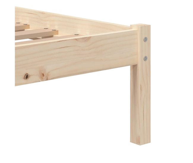 Estructura de cama 75x190 Natural