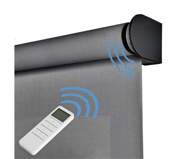 Estores Enrollables Motorizados Screen con Motor y Mando 