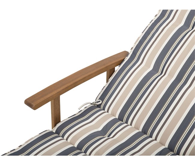 Beliani Cojín de asiento TOSCANA Azul