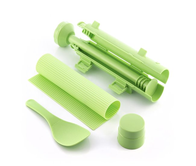 Set de Sushi con Recetas Verde