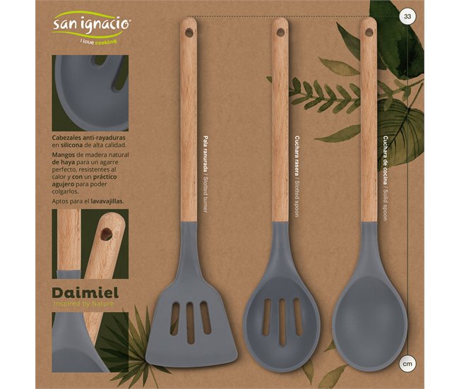 Batería de cocina 5 piezas Cromo