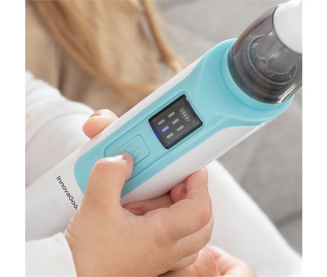 Aspirador Nasal Recargable para Bebés Blanco