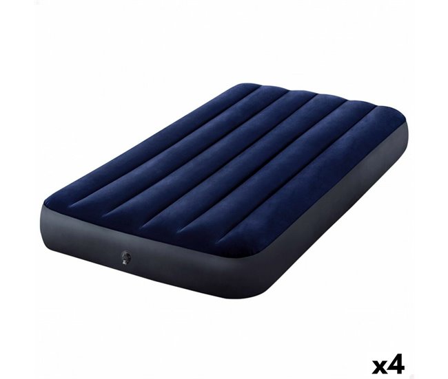 Colchón Hinchable Dura-Beam Standard Classic Downy Azul/ Negro