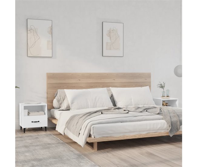 2 Mesitas de Noche 40 Blanco