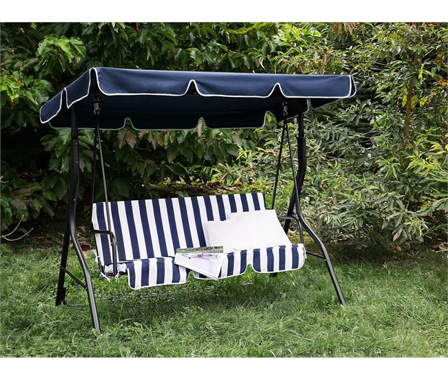 Beliani Columpio CHAPLIN Azul