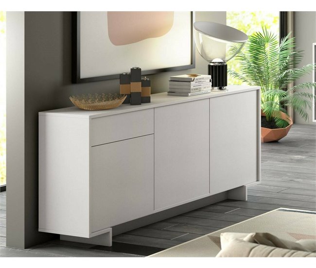 Aparador efecto madera 170 Blanco