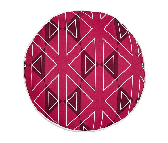 Beliani Cojín de jardín MEZZANO Fucsia