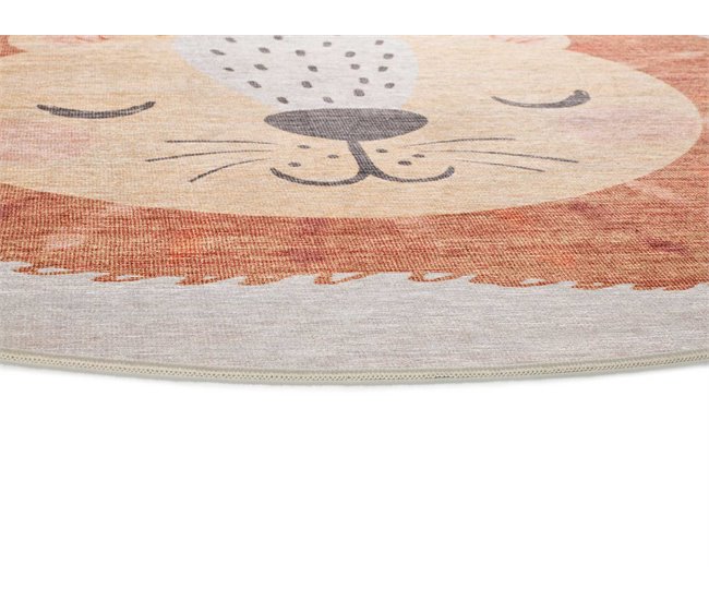 Alfombra infantil forma nube CANDY - ATTICGO 120x120 Cobre