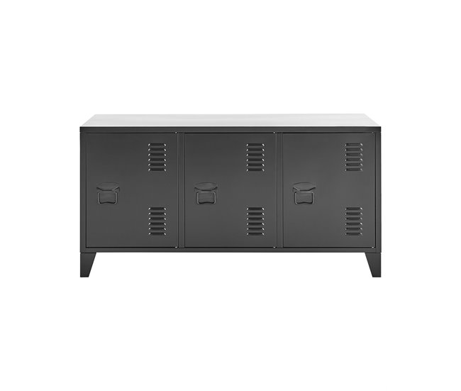 Beliani Estantería de oficina CARDIFF 120 Negro