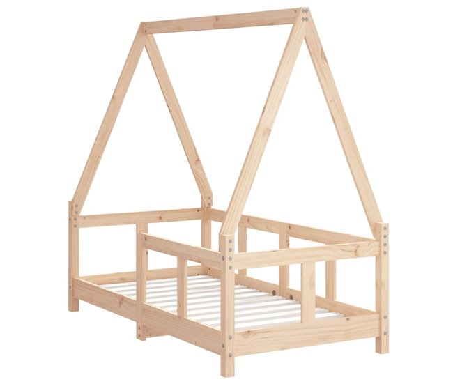 Estructura De Cama Infantil 145x76 Blanco