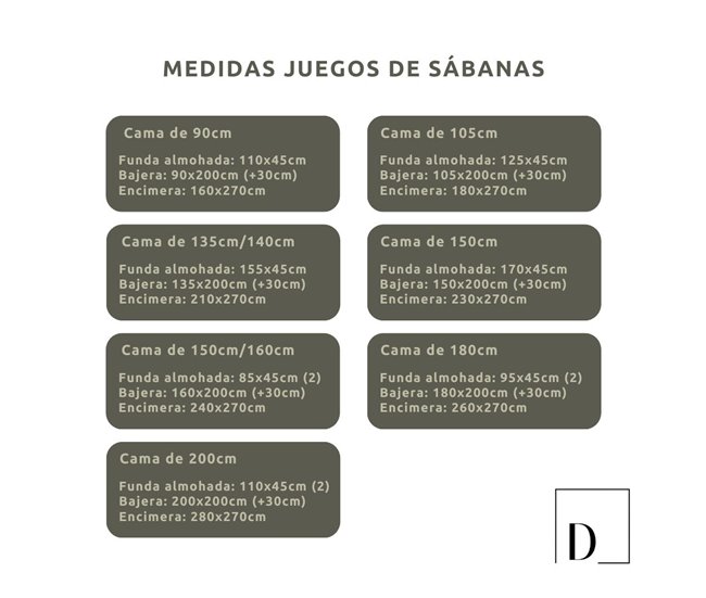 Juego de sábanas liso design 