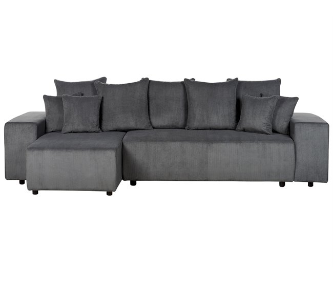 Beliani Sofá esquinero Pana LUSPA Beige