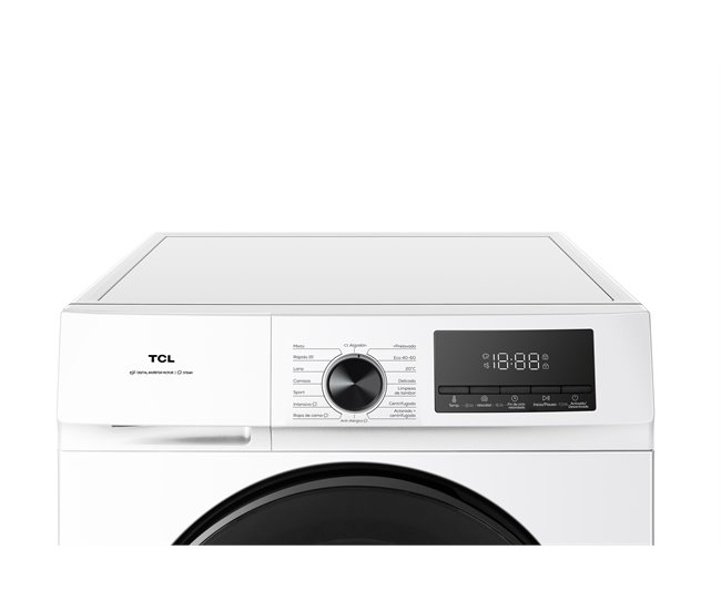 Lavadora frontal TCL FF0824A1ES 8 kilos 1400 RPM Blanco