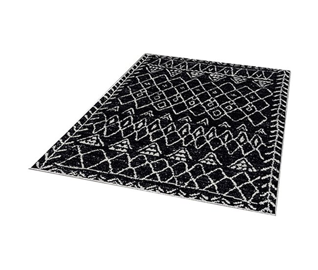 Alfombra De 160 X 230Cm 230x160 Antracita