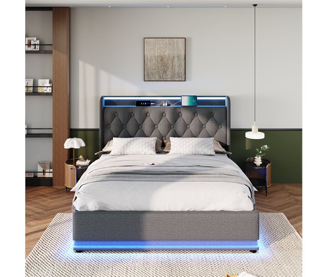 Canapés abatibles Gris