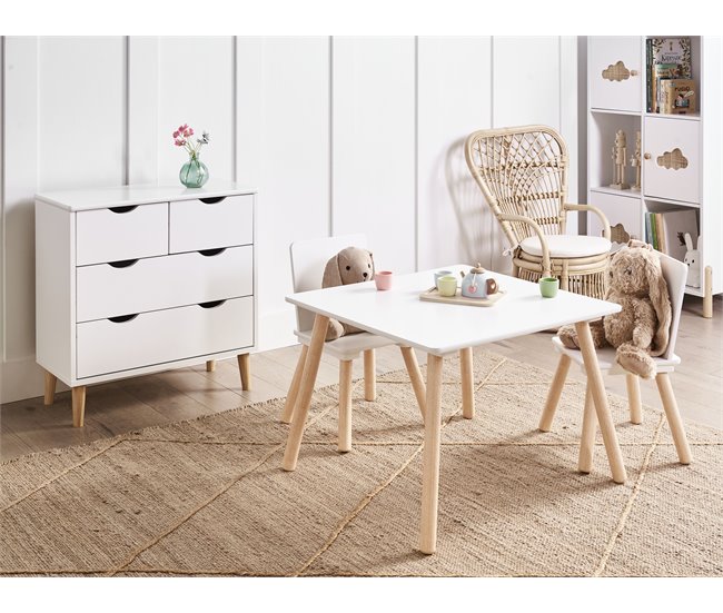 Beliani Cómoda SIMMIE Blanco