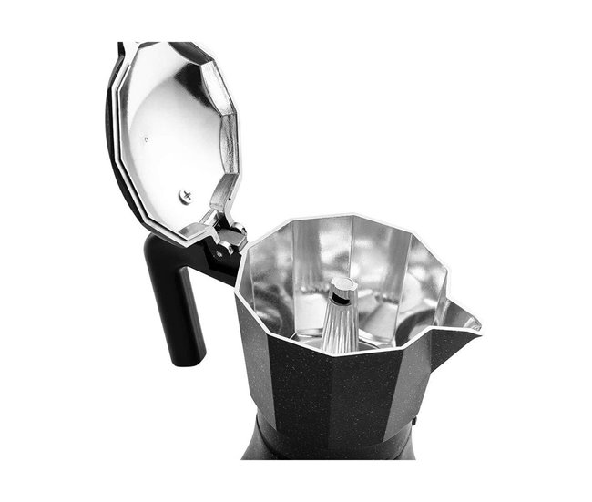 Cafetera Italiana Tiramisu Negro