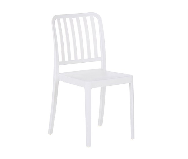 Beliani Conjunto de comedor SERSALE Blanco