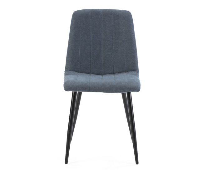Pack 4 sillas comedor Sagi tapizadas Azul