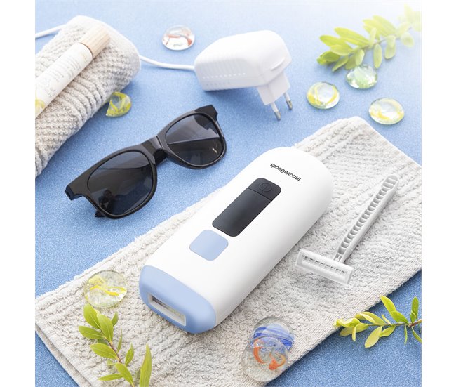 Depiladora de Luz Pulsada con Accesorios Blanco