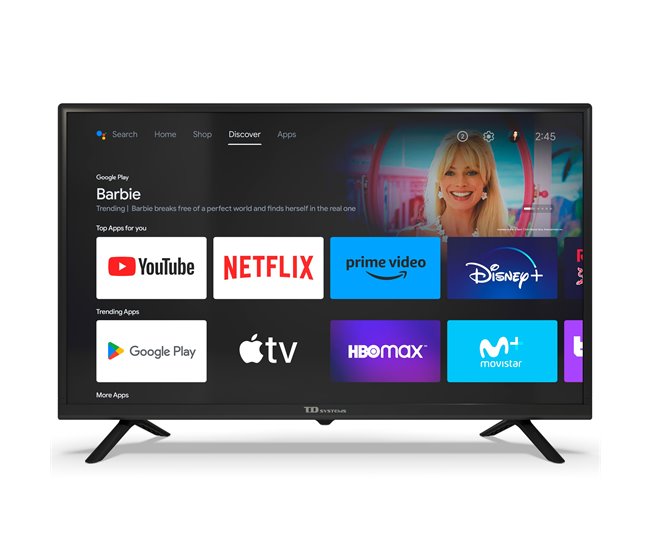 Televisor Smart TV 32 pulgadas - TD Systems PRIME32C19GLE Negro