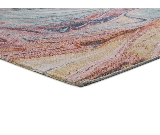 Alfombra abstracta de pelo corto SAMARA - ATTICGO 160x230 Multicolor