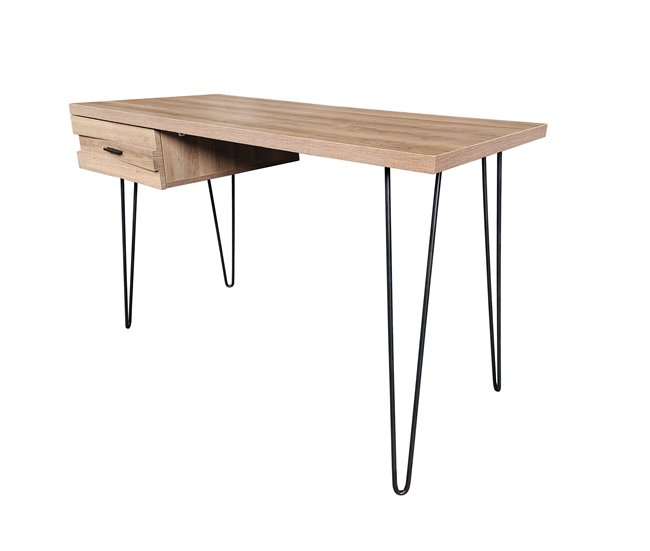 Mesa de escritorio PAMELA roble Marron