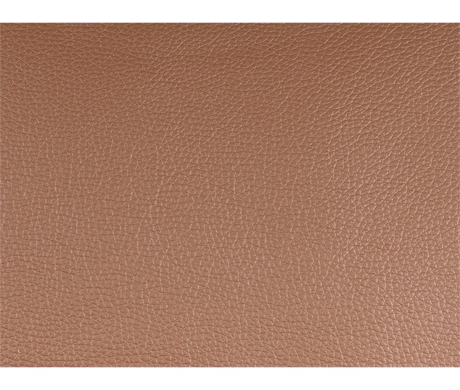 Beliani Sofá de 2 plazas Piel sintética VOGAR Dorado