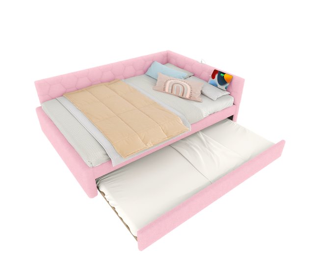 Camas nido 145x208 Rosa