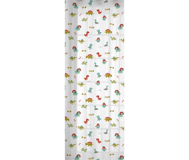 CORTINA CON OJALES DINO COOL KIDS Multicolor
