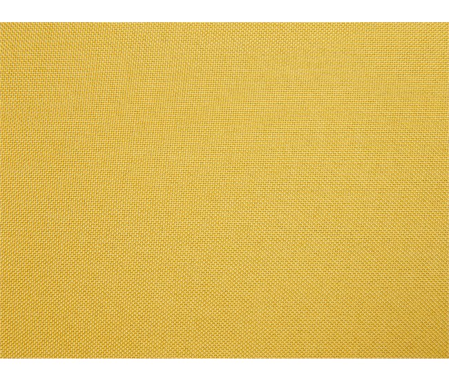 Beliani Sofá de 3 plazas Poliéster NIVALA Amarillo