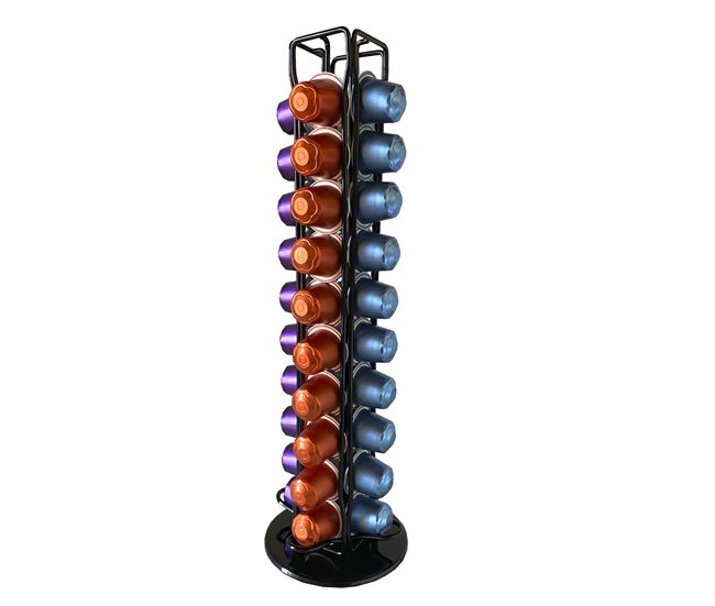Organizador para Capsulas de Cafe Nespresso 40 Capsulas Negro