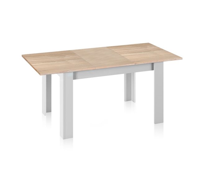 Mesa de comedor extensible Danna 140 190x90 Roble