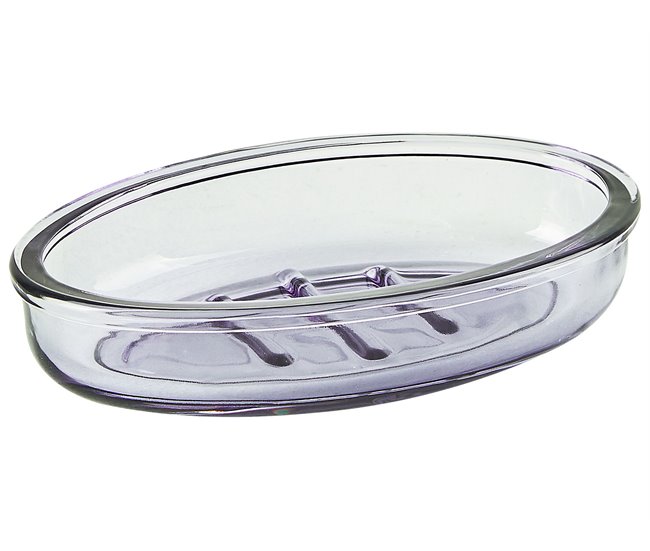 Beliani Conjunto de accesorios de baño TELMA Lavanda