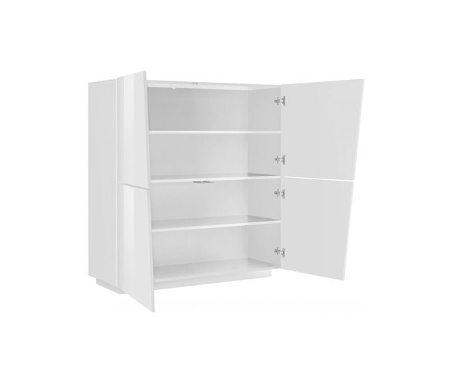 Cómoda efecto madera 120 Blanco