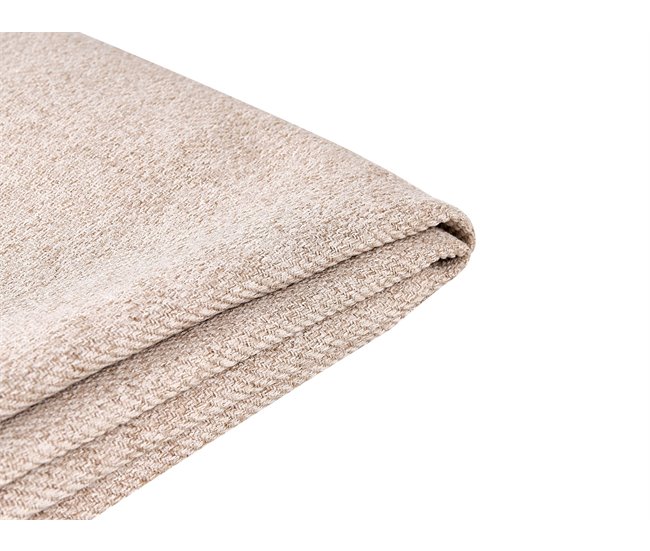 Beliani Cama sin cabecero Poliéster COUNTESS 160x200 Beige