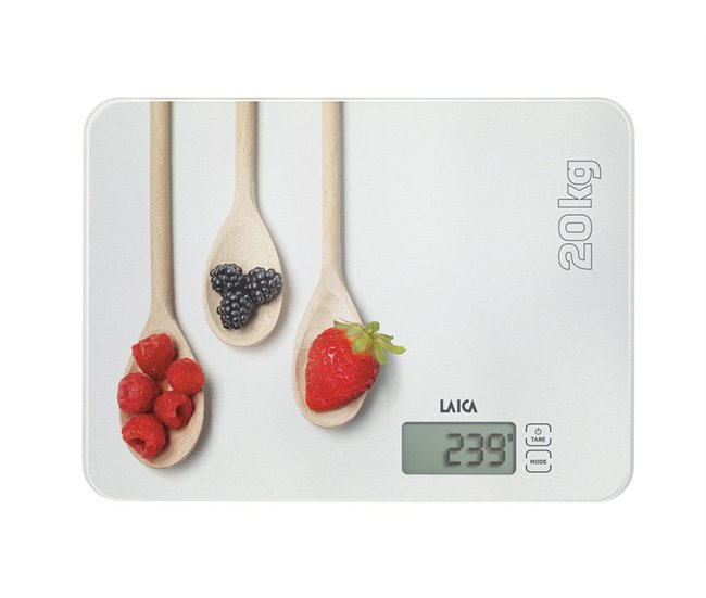 Balanza electrónica de cocina Blanco